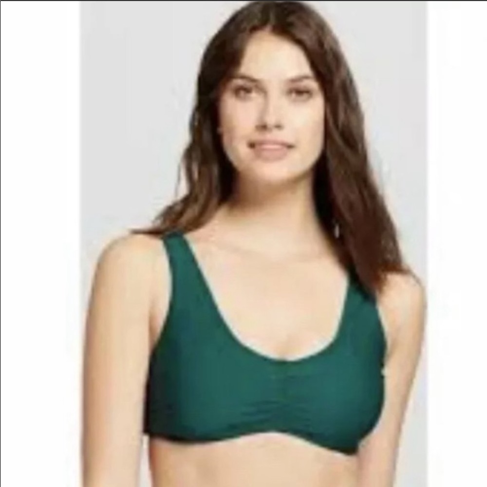 TORI PRAVER Bikini Top Sz L Color-Forest Size-Large NWT